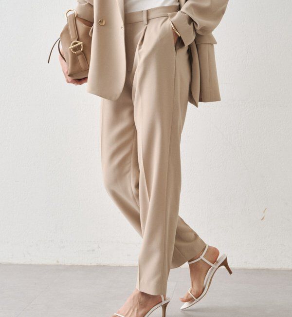  「ダブルクロステーパードパンツ」|チノ|