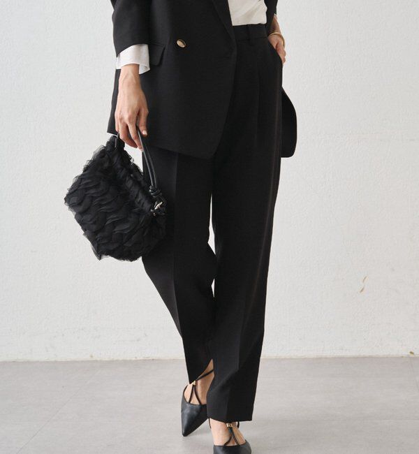  「ダブルクロステーパードパンツ」|チノ|