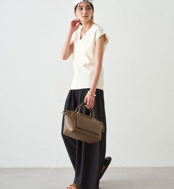  「2WAYツヤニット」|ニット・セーター|