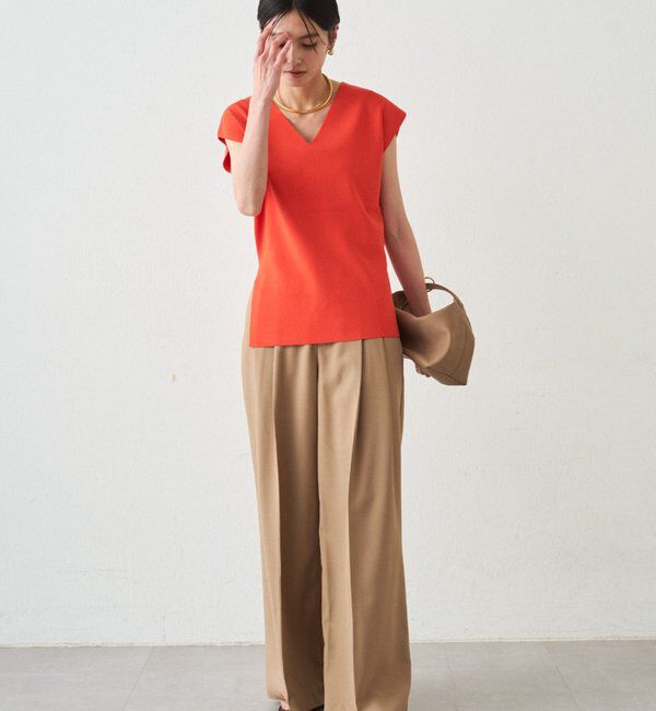  「2WAYツヤニット」|ニット・セーター|