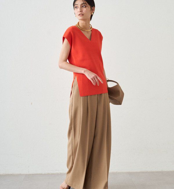  「2WAYツヤニット」|ニット・セーター|