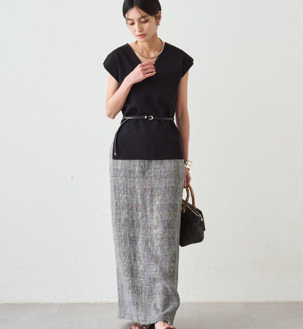  「2WAYツヤニット」|ニット・セーター|