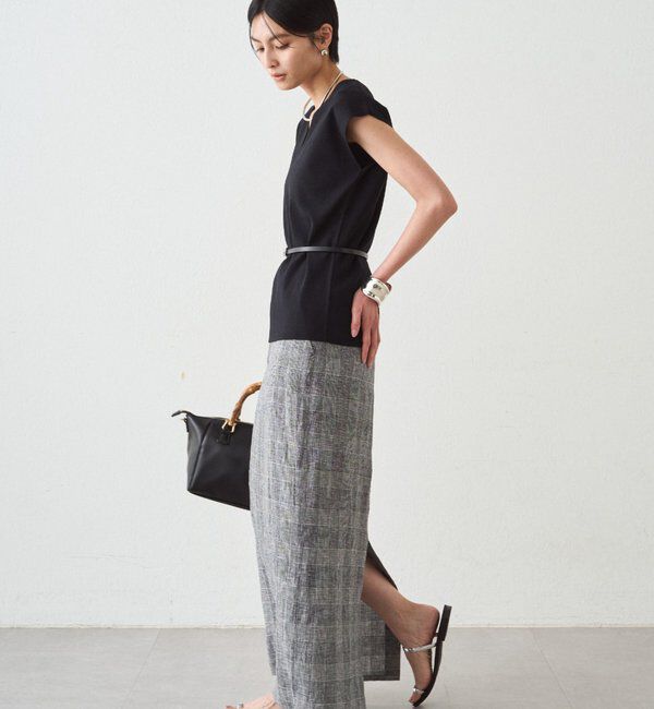  「2WAYツヤニット」|ニット・セーター|