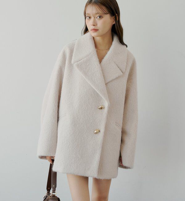  「金釦シャギールーズコート」|その他|