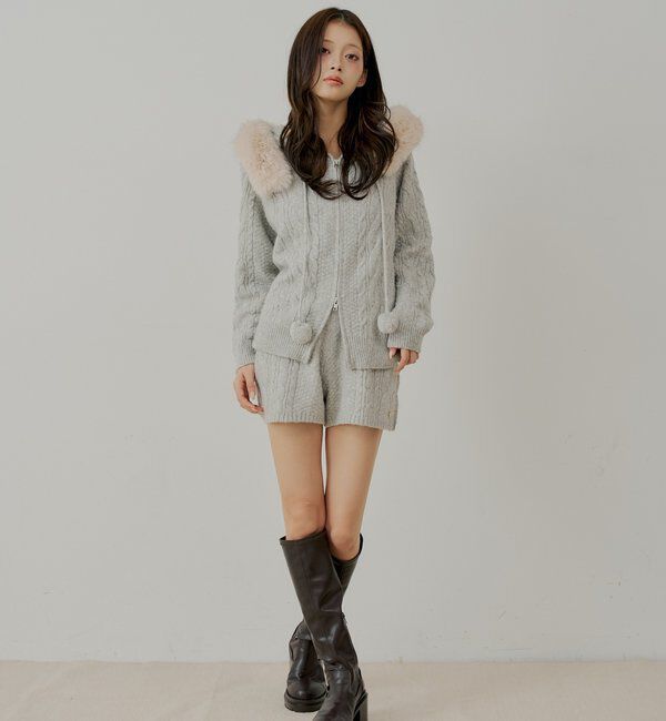  「【REVIVAL】厚底チャンキーストレッチロングブーツ」|ロングブーツ|