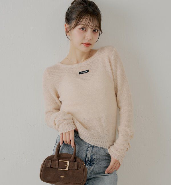  「ラメシアーコンパクトニット」|ニット・セーター|