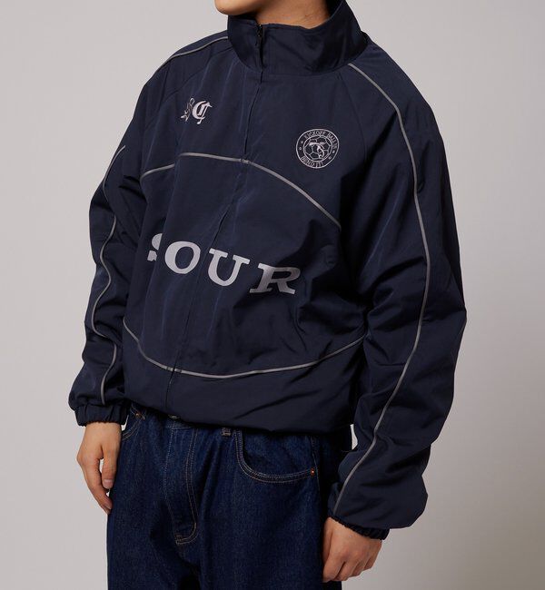  「【Sourcream】裏フリースサッカーブルゾン」|ブルゾン・スタジャン|