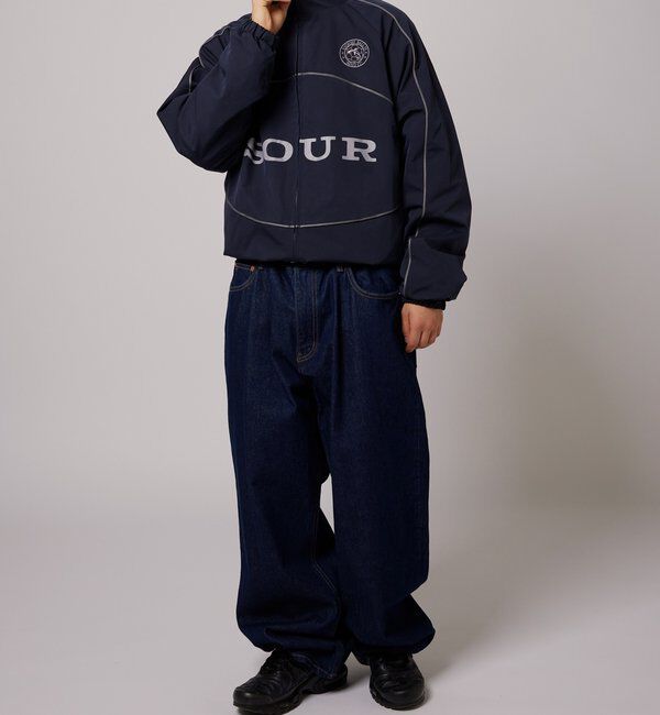  「【Sourcream】裏フリースサッカーブルゾン」|ブルゾン・スタジャン|