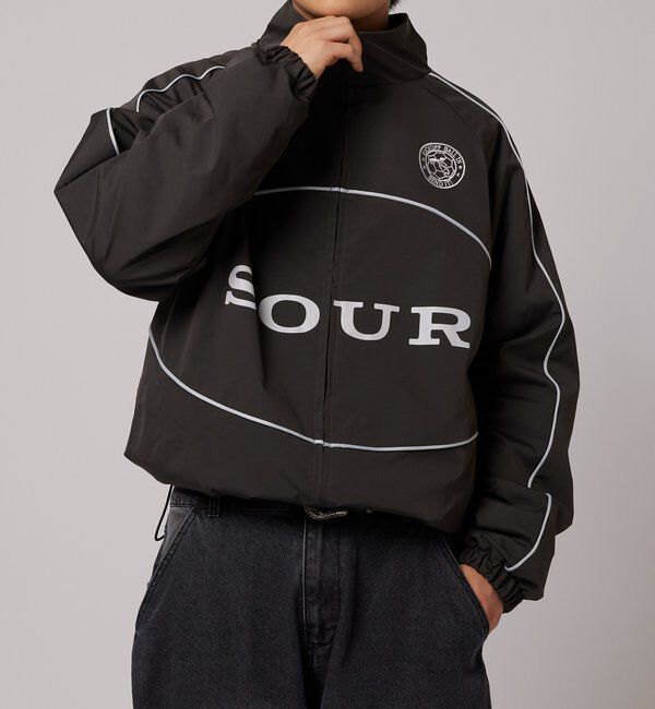  「【Sourcream】裏フリースサッカーブルゾン」|ブルゾン・スタジャン|