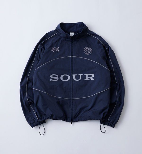  「【Sourcream】裏フリースサッカーブルゾン」|ブルゾン・スタジャン|