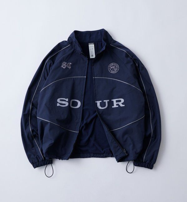  「【Sourcream】裏フリースサッカーブルゾン」|ブルゾン・スタジャン|