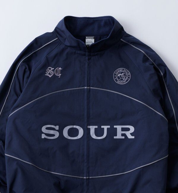  「【Sourcream】裏フリースサッカーブルゾン」|ブルゾン・スタジャン|
