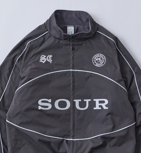  「【Sourcream】裏フリースサッカーブルゾン」|ブルゾン・スタジャン|