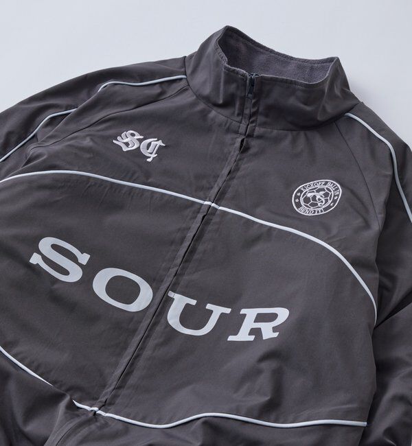  「【Sourcream】裏フリースサッカーブルゾン」|ブルゾン・スタジャン|