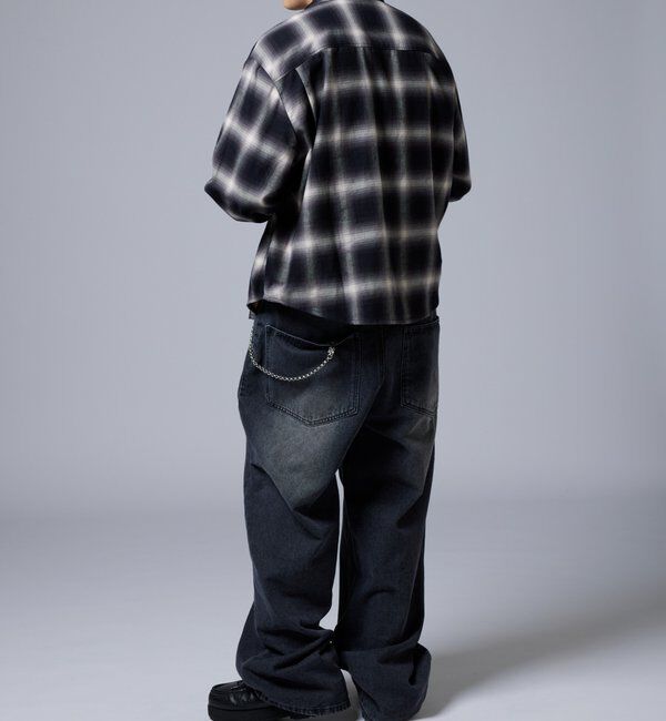 「【Sourcream】ウエスタンオンブレチェックシャツ」|シャツ・ブラウス|