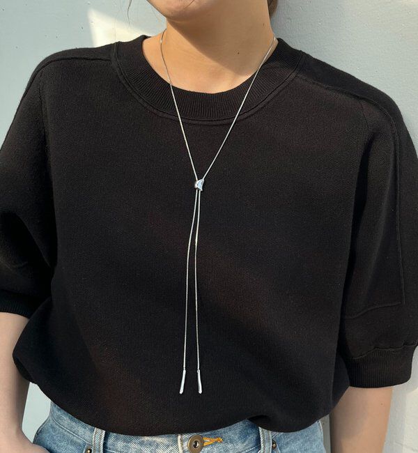  「〈GOLDY/ゴールディ〉ループタイロングネックレス」|リング|