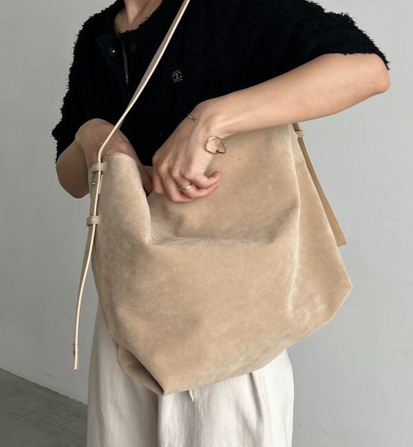  「【WEB限定カラー・ブラック/大容量】2WAYワンハンドルバッグ」|トートバッグ|