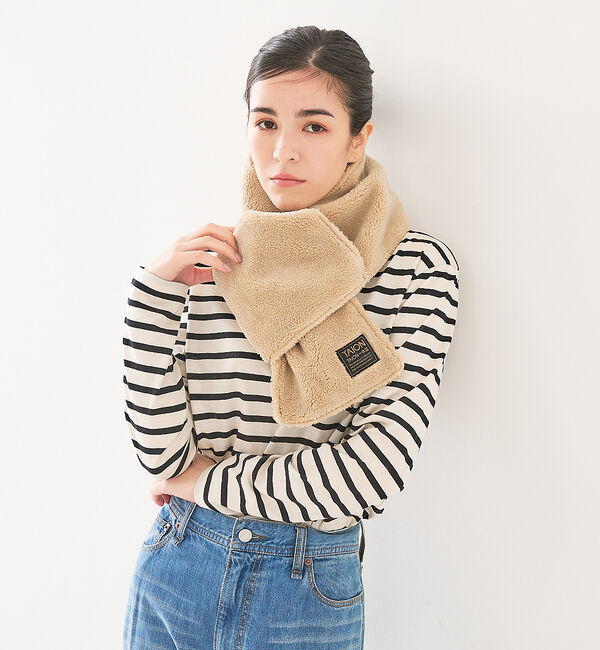 collex「【TAION】ミリタリー リバーシブル ダウンマフラー」|マフラー|