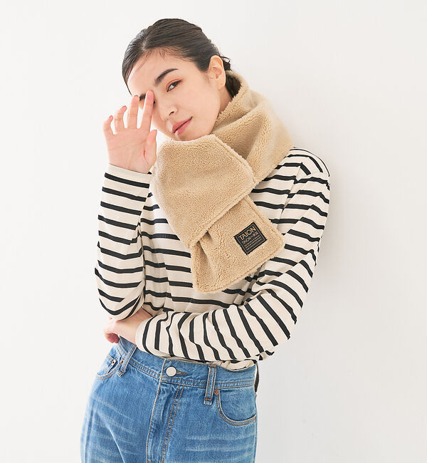 collex「【TAION】ミリタリー リバーシブル ダウンマフラー」|マフラー|