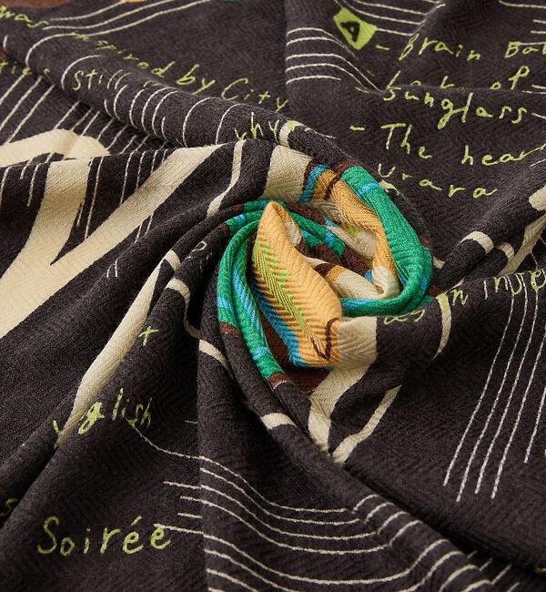 collex「【manipuri/マニプリ】ウールシルクストール120&times;120」|マフラー|