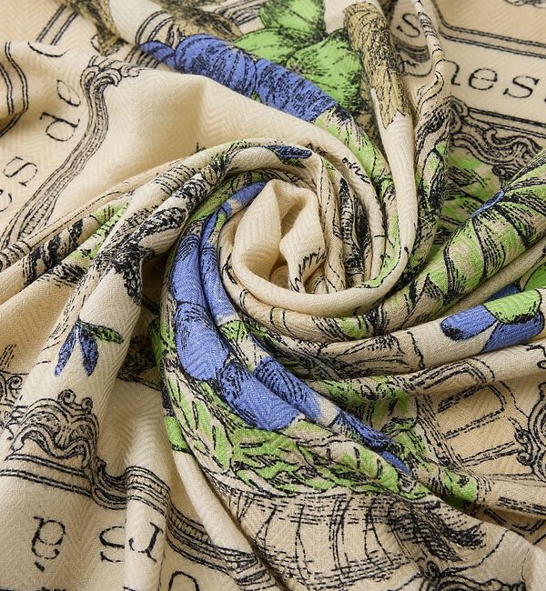 collex「【manipuri/マニプリ】ウールシルクストール120&times;120」|マフラー|