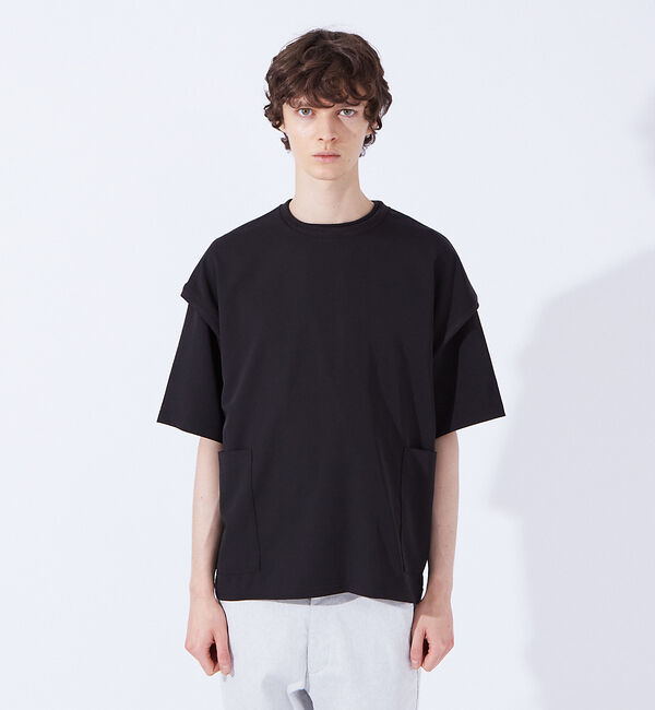 ABAHOUSE「【Comfortable】ダブルポケット ベスト / ノースリーブ Tシャツ」|ベスト・ジレ|