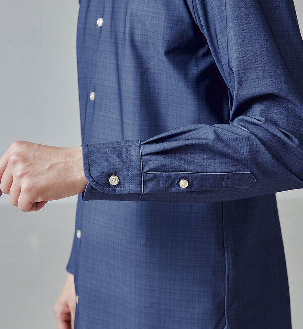 ABAHOUSE「【FLEX SHIRTS】マルチストレッチ スラブ チェック シャツ」|シャツ・ブラウス|