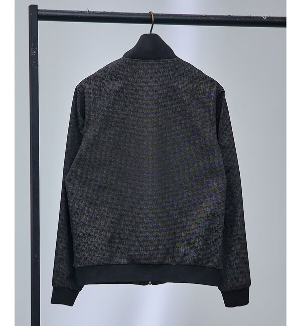 ABAHOUSE「【セットアップ対応】ポンチ スタンドカラー ブルゾン」|ブルゾン・スタジャン|