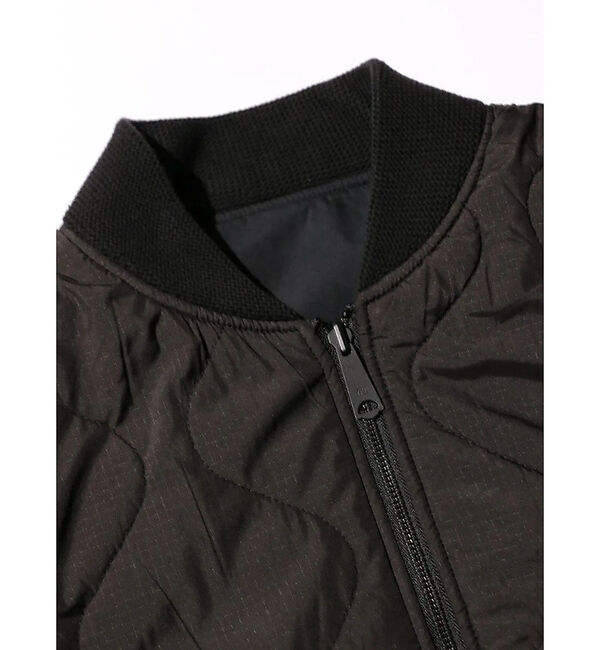 ABAHOUSE「【MADE IN STANDARD】 BLACK MA-1 VEST REVER」|ベスト・ジレ|