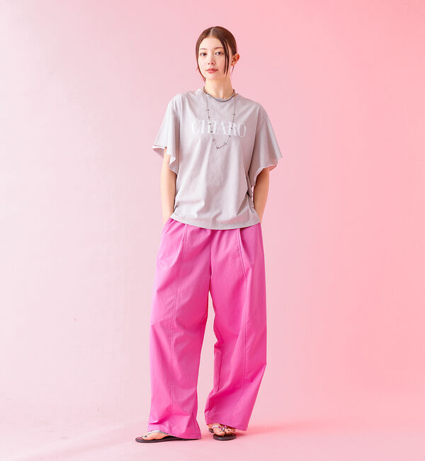 Rouge vif「＜別注＞【MICA&DEAL /マイカアンドディール】ロゴTシャツ / フレアス」|Tシャツ・カットソー|