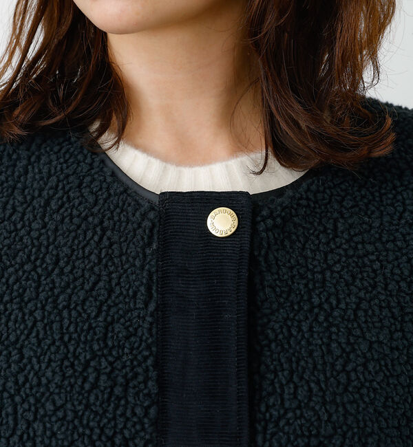 Rouge vif「【BARBOUR/バブアー】DULSIE LINER / ボアベスト / WEB」|ベスト・ジレ|