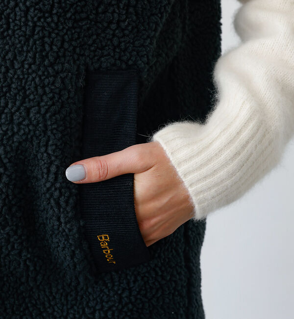 Rouge vif「【BARBOUR/バブアー】DULSIE LINER / ボアベスト / WEB」|ベスト・ジレ|