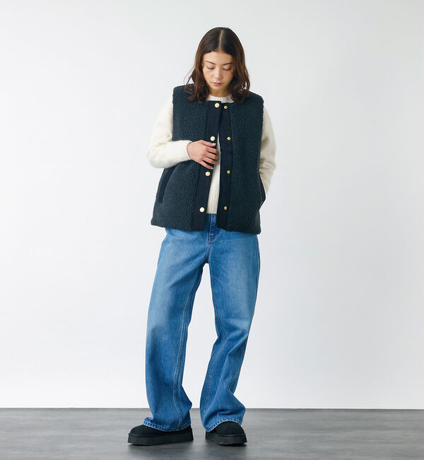 Rouge vif「【BARBOUR/バブアー】DULSIE LINER / ボアベスト / WEB」|ベスト・ジレ|