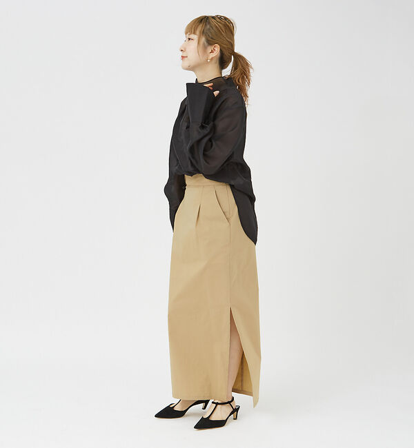 Rouge vif「【セットアップ対応】サイドスリットタイトスカート」|スカート|