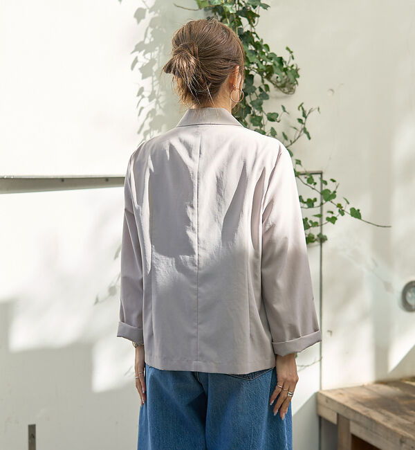 Rouge vif「ブラウスエアリージャケット」|テーラードジャケット|