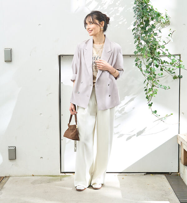 Rouge vif「ブラウスエアリージャケット」|テーラードジャケット|