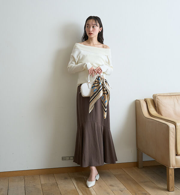 Rouge vif「切替マーメイドスカート」|スカート|