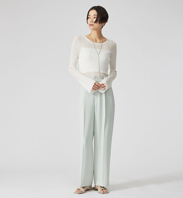 qualite「【セットアップ対応】マットサテンストレートパンツ」|その他|