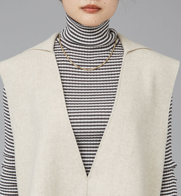 qualite「【PROTAGONISTA】セーラーカラーベスト」|ベスト・ジレ|