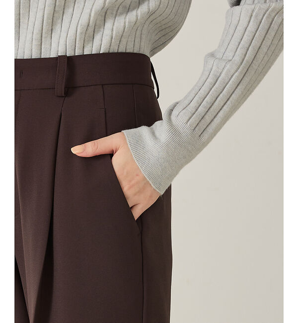 qualite「【セットアップ対応】センタープレスストレートパンツ」|その他|