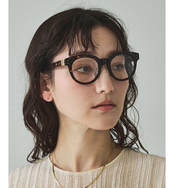 qualite「【世界が認めた鯖江製】UVカットクリアボストンメガネ」|メガネ|