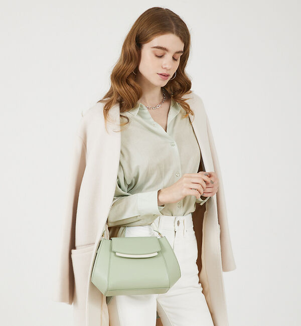 LOWELL things「Bijou/レザーTOPハンドル2WAYショルダーバッグ」|ショルダー・メッセンジャー|