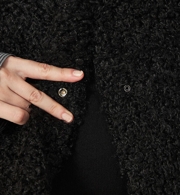 abahouse mavie「ファーショートベスト」|ベスト・ジレ|