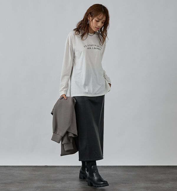 abahouse mavie「ロゴロンT」|Tシャツ・カットソー|