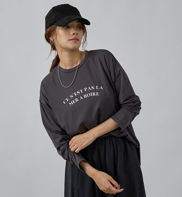 abahouse mavie「ロゴロンT」|Tシャツ・カットソー|