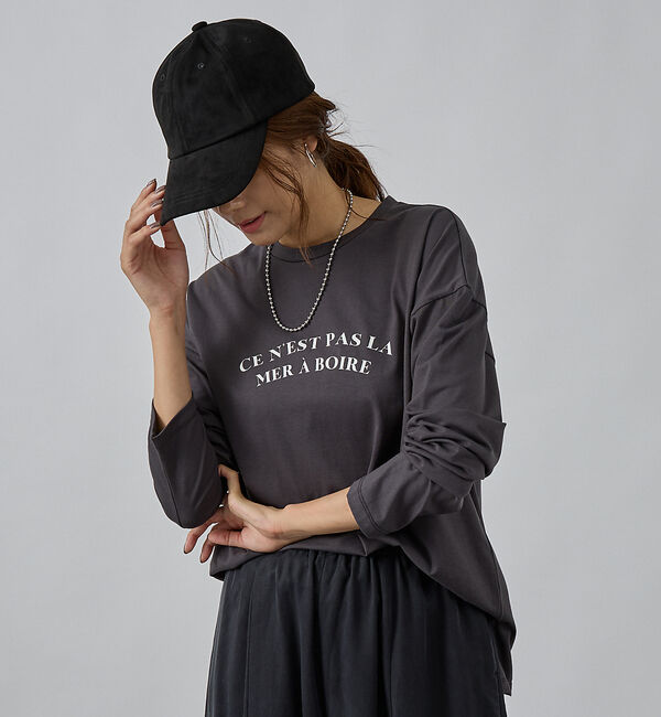 abahouse mavie「ロゴロンT」|Tシャツ・カットソー|