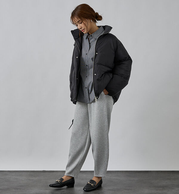 abahouse mavie「【non-no掲載】中綿オーバースタンドブルゾン」|ブルゾン・スタジャン|