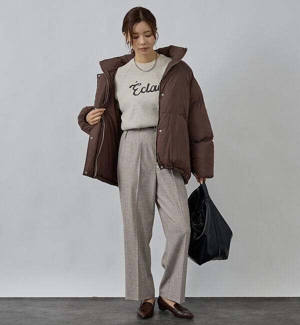 abahouse mavie「【non-no掲載】中綿オーバースタンドブルゾン」|ブルゾン・スタジャン|