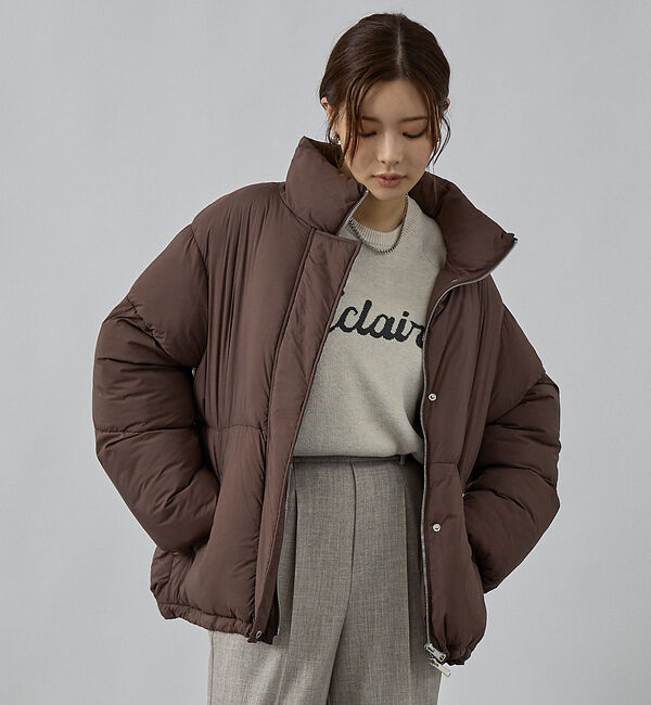 abahouse mavie「【non-no掲載】中綿オーバースタンドブルゾン」|ブルゾン・スタジャン|