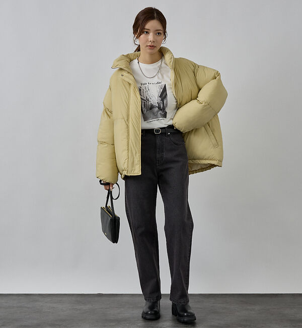 abahouse mavie「【non-no掲載】中綿オーバースタンドブルゾン」|ブルゾン・スタジャン|